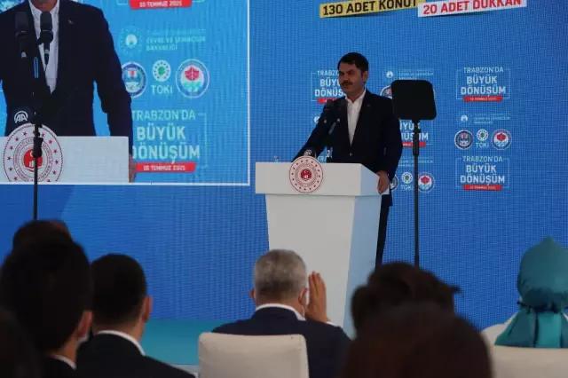 Son dakika haber! Çevre ve Şehircilik Bakanı Kurum, Çömlekçi Kentsel Dönüşüm Projesi temel atma töreninde konuştu Açıklaması