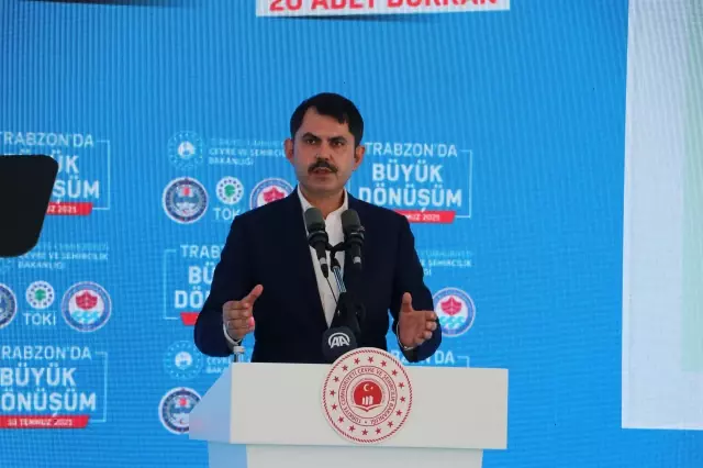 Son dakika haber! Çevre ve Şehircilik Bakanı Kurum, Çömlekçi Kentsel Dönüşüm Projesi temel atma töreninde konuştu Açıklaması