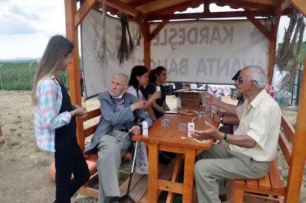 HUZUREVİ SAKİNLERİ LAVANTA TARLALARINDA