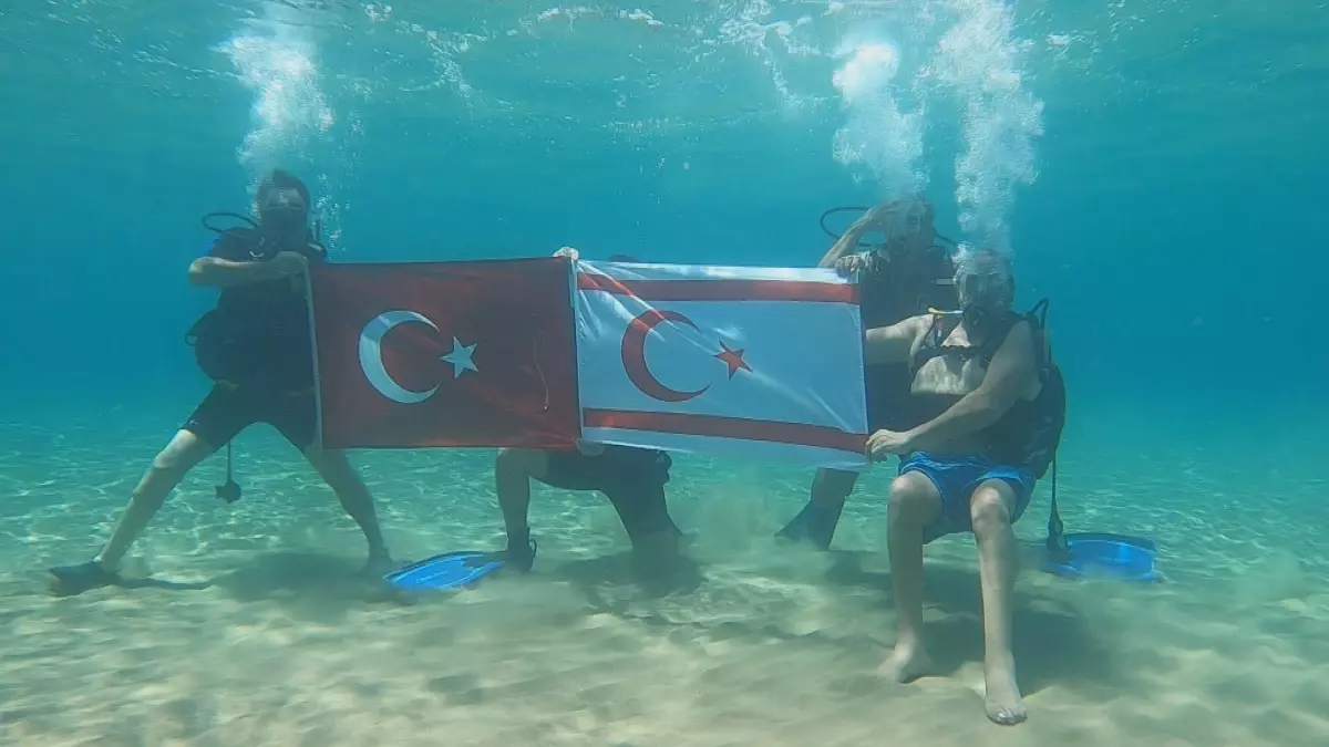 KKTC'de engelli vatandaşlar 'Engelsiz Mavilik' etkinliğinde dalış yaptı
