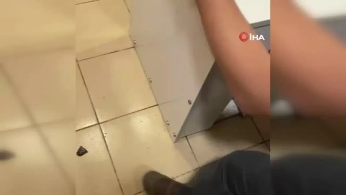 Makaronlar özel yapılmış masanın gizli bölümünde böyle bulundu