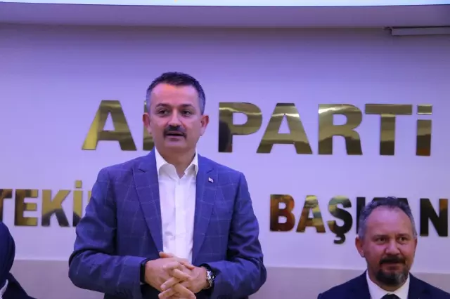 Bakan Pakdemirli, Kanal İstanbul üzerinden muhalefete yüklendi