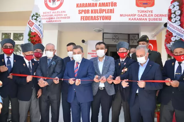 Türkiye Muharip Gaziler Derneği Karaman Şubesi'ne yeni hizmet binası