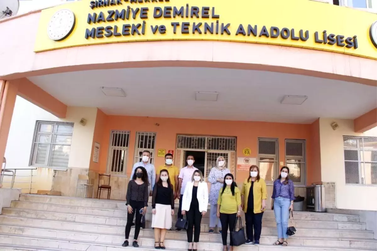 YILDIZ PEHLİVAN HANIMEFENDİ, ŞAL ŞEPİK ATÖLYESİ, KADIN ELİ ÜRETİM ve İŞLETME KOOPERATİFİ VE NAZMİYE DEMİREL MESLEK LİSESİNİ ZİYARET ETTİ