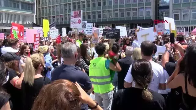 ANKARA'DA HAYVANLARI KORUMA KANUNU PROTESTOSU