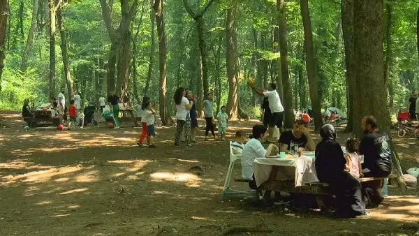Belgrad Ormanı piknikçilerin akınına uğradı