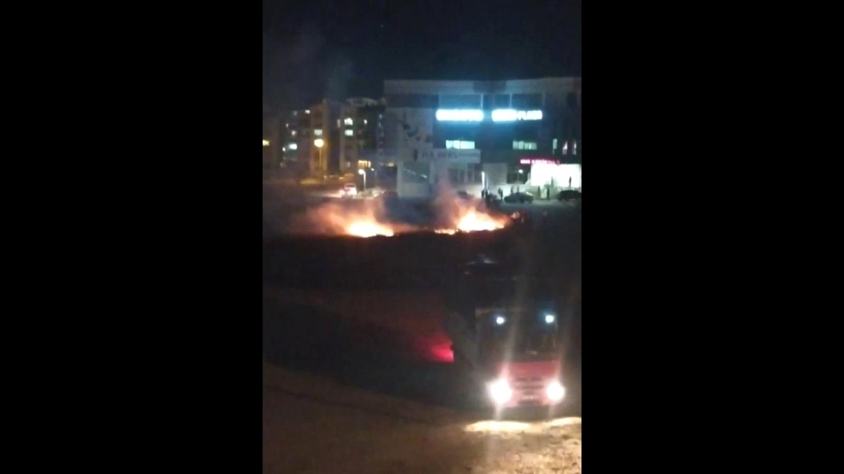 Bursa'da eğlence uğruna çalılıkları yaktılar