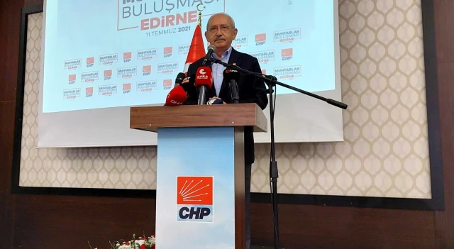 CHP Genel Başkanı Kılıçdaroğlu, muhtarlarla bir araya geldi