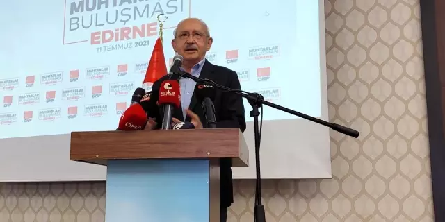 CHP Genel Başkanı Kılıçdaroğlu, muhtarlarla bir araya geldi