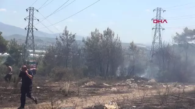 Son dakika haberi... MANAVGAT'TA ORMAN YANGINI