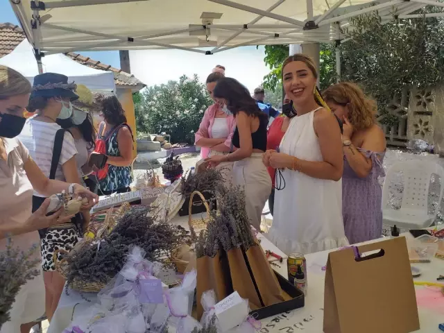 Seferihisar'da lavanta hasadı ve festivali yapıldı