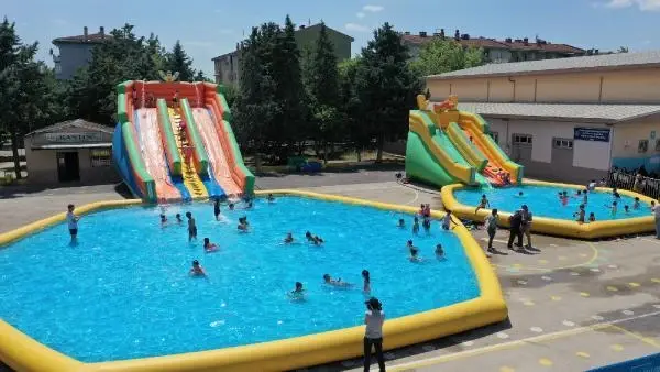 Son dakika haber... Bursa'da Neşeli havuzlar, mutlu çocuklar projesi okullarda uygulanıyor