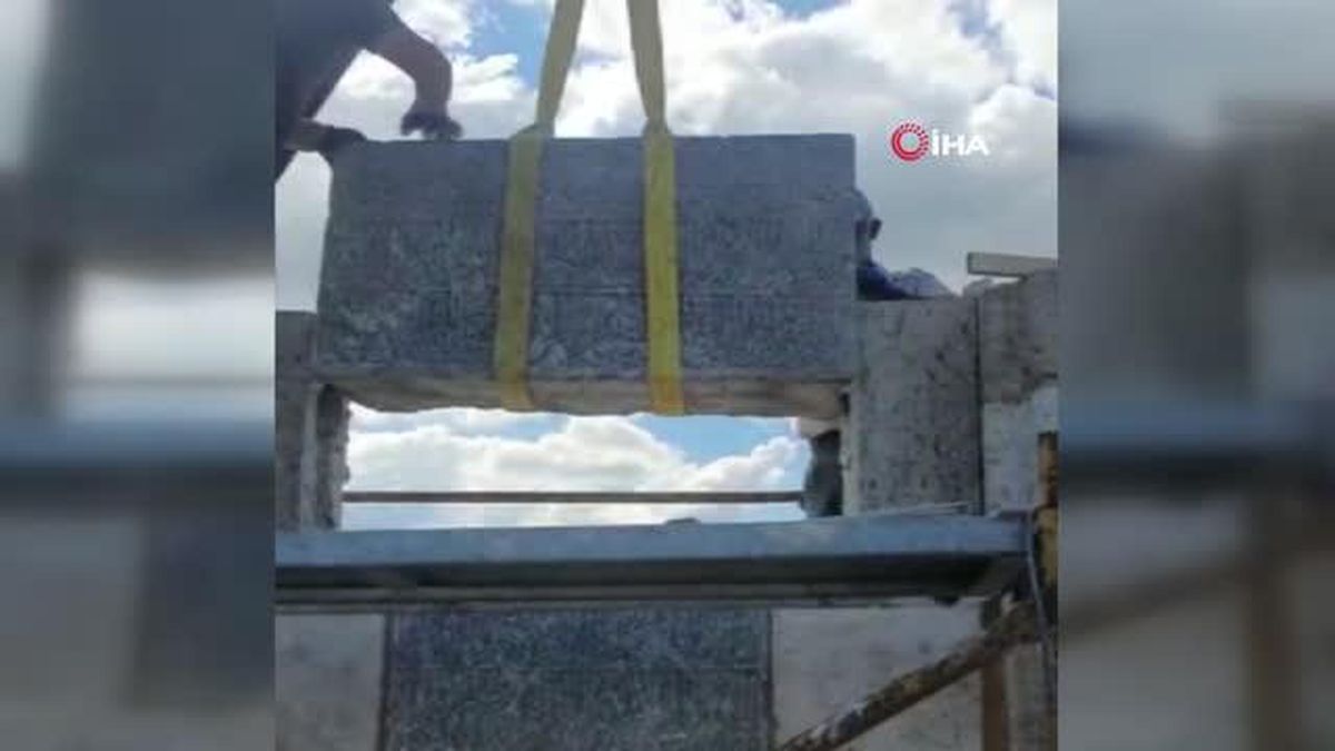770 yıllık kitabe yerine konuldu