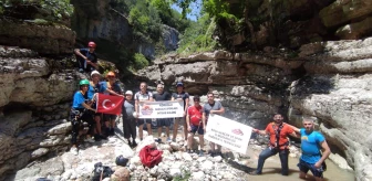 Bolu'dan gelen dağcılar, Hark-Tuzla kanyonlarını gezdi