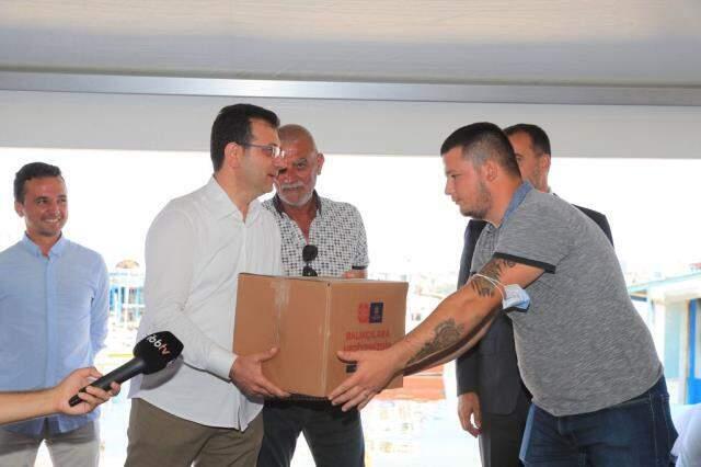 Ekrem İmamoğlu'ndan, çiftçilerin ardından küçük ölçekli balıkçılıklar için destek