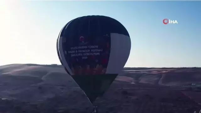 Göbeklitepe'de balon uçuşları heyecanı