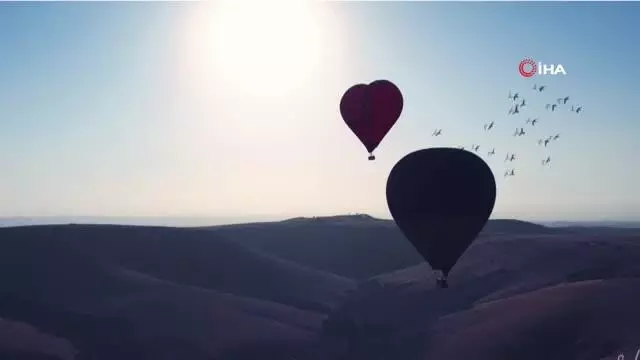 Göbeklitepe'de balon uçuşları heyecanı