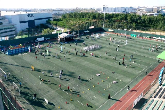 spor festivali renkli goruntulere sahne oldu 4 14262732 o