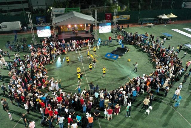 spor festivali renkli goruntulere sahne oldu 6 14262732 o