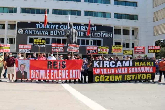 İmar planları iptal edilen mahallenin sakinlerinden tepki