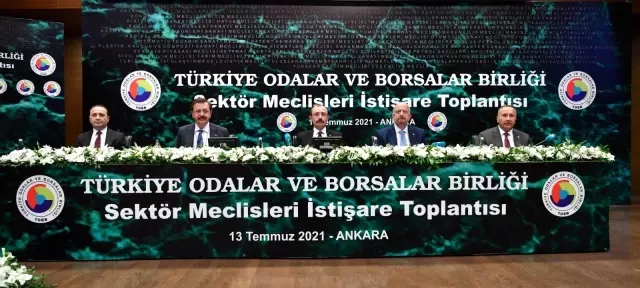 TOBB Başkanı Hisarcıklıoğlu, Türkiye Sektör Meclisleri İstişare Toplantısı'nda konuştu