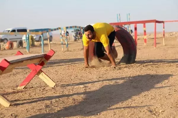 HARRANLI ÇOCUKLARIN YENİ YARIŞ PARKURU HEYECANI