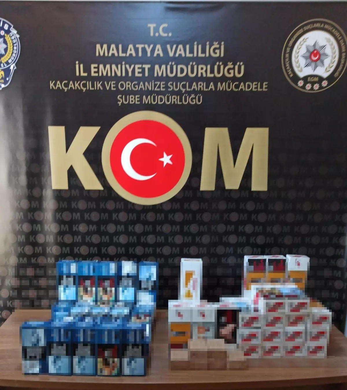 Malatya'da kaçak 40 bin 600 makaron yakalandı
