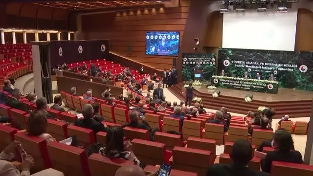 TOBB Başkanı Hisarcıklıoğlu, Türkiye Sektör Meclisleri İstişare Toplantısı'nda konuştu TOBB Başkanı Hisarcıklıoğlu, Türkiye Sektör Meclisleri İstişare Toplantısı'nda konuştu