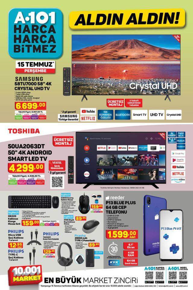 A1001 15 Temmuz aktüel ürünler kataloğu! Elektrikli bisiklet! 15 Temmuz aldın aldın!