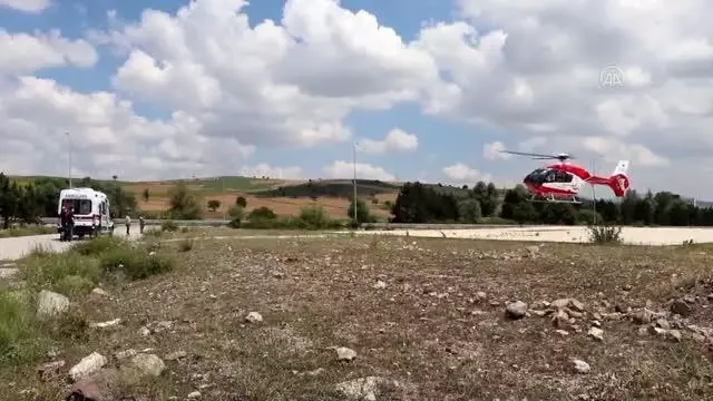 Babasının kullandığı otomobilin çarptığı çocuk ağır yaralandı