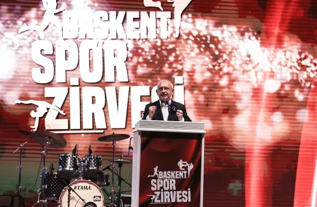 CHP Genel Başkanı Kılıçdaroğlu, Başkent Spor Zirvesi'ne katıldı CHP Genel Başkanı Kılıçdaroğlu, Başkent Spor Zirvesi'ne katıldı