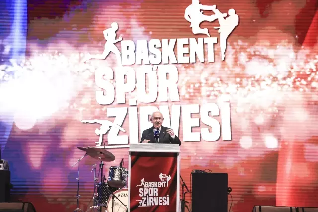 CHP Genel Başkanı Kılıçdaroğlu, Başkent Spor Zirvesi'ne katıldı