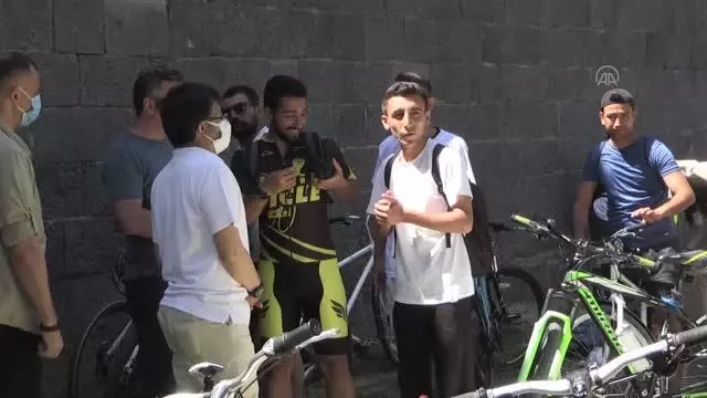 DİYARBAKIR - Pedallar '15 Temmuz Demokrasi ve Milli Birlik Günü' için çevrildi