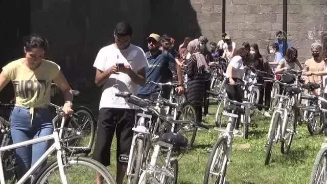 DİYARBAKIR - Pedallar '15 Temmuz Demokrasi ve Milli Birlik Günü' için çevrildi