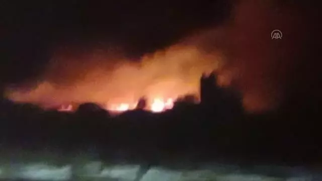 Elazığ'da çıkan yangında 60 dönüm alan zarar gördü Elazığ'da çıkan yangında 60 dönüm alan zarar gördü