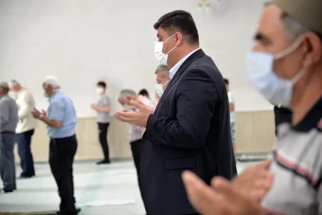 Kahramankazan'da şehitler için mevlit okutuldu