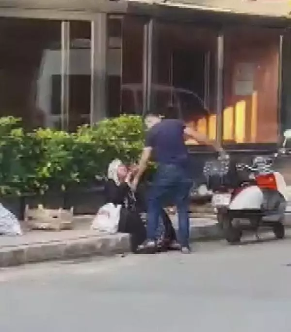 (Ek bilgiyle) Sancaktepe'de dehşet anları; annesini darbedip, silah doğrulttu