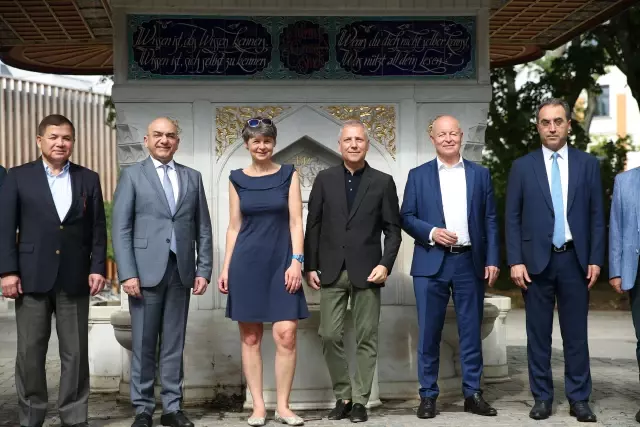 Viyana'da tadilatı tamamlanan Yunus Emre Çeşmesi yeniden hizmete açıldı