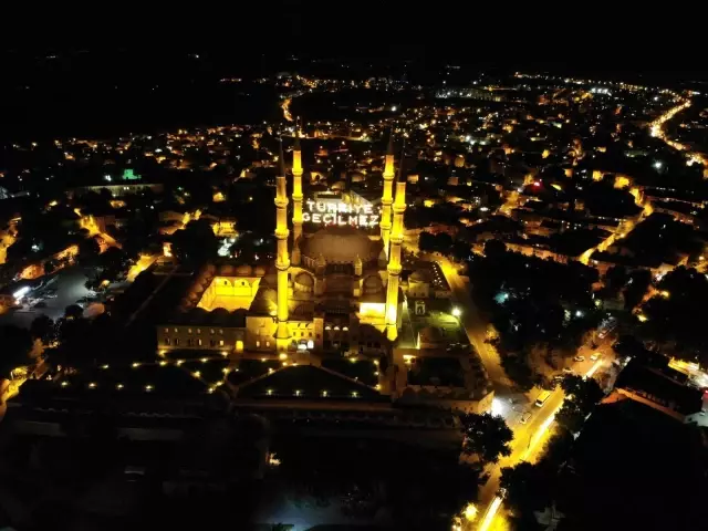 Son dakika haber! 15 Temmuz ruhu Selimiye'de yaşatılıyor