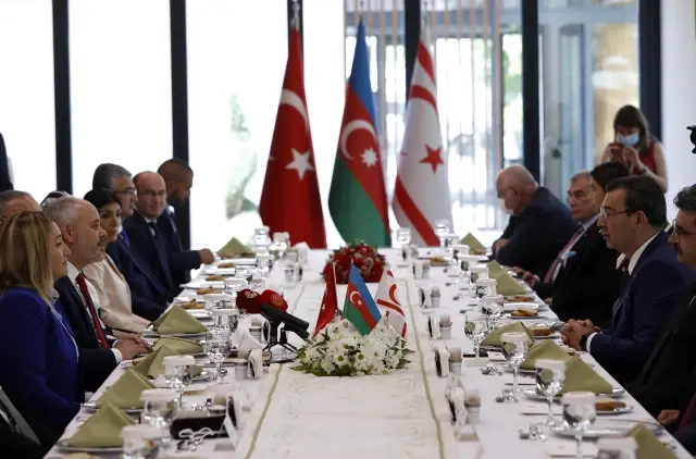 Azerbaycan ve KKTC Dışişleri Komiteleri heyetleri TBMM'de