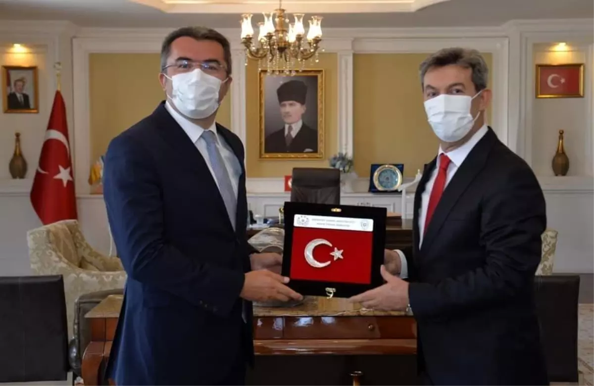 Emniyet Müdürü Tuncer, Vali Memiş'i ziyaret etti