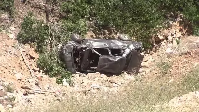 Kahramanmaraş'ta otomobil uçuruma devrildi: 3 ölü, 1 yaralı