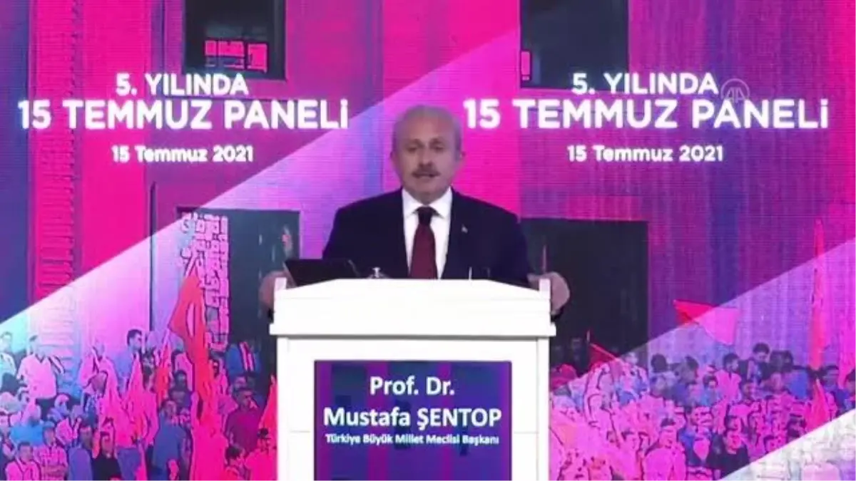 Şentop: 'Siyaset, devletin gücüyle milleti yönetmekten, milleti temsilen devleti yönetmek anlamına dönüştü'