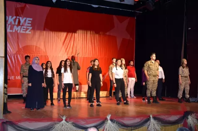15 Temmuz Anma Etkinlikleri Kapsamında Kültür Merkezinde Program Düzenlendi
