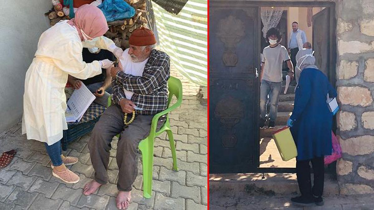 Aşılamanın düşük olduğu Siirt'te ikna timleri, 'Aşı kısırlık yapıyor' söylentilerine karşı kapı kapı geziyor