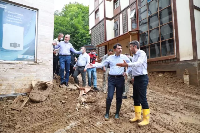 Son dakika gündem: Bakanlar Soylu ve Karaismailoğlu, afet bölgesinde incelemelerde bulundu