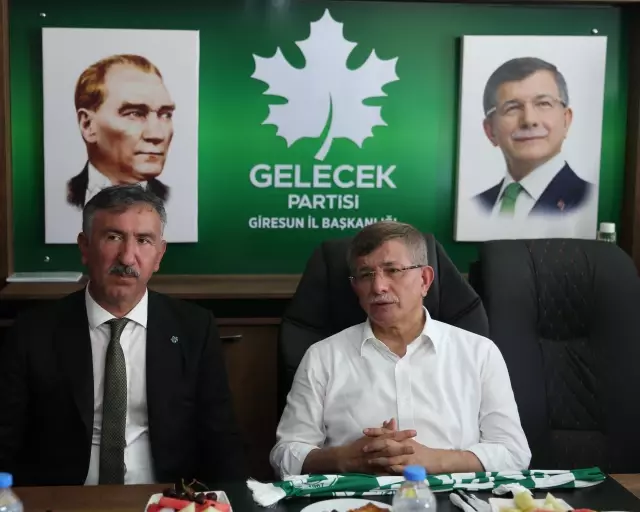 Gelecek Partisi Genel Başkanı Davutoğlu, Giresun'da ziyaretlerde bulundu