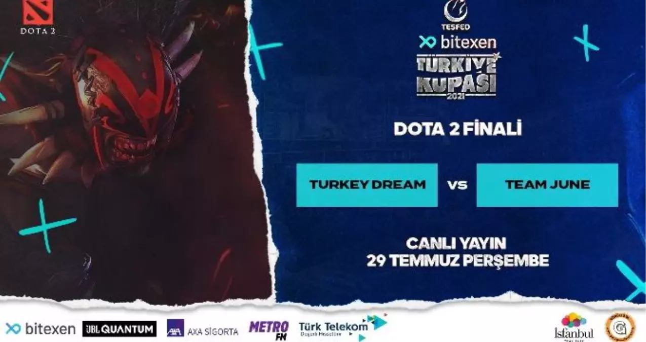 Bitexen TESFED Türkiye Kupası Dota 2 Finallerine geri sayım başladı!