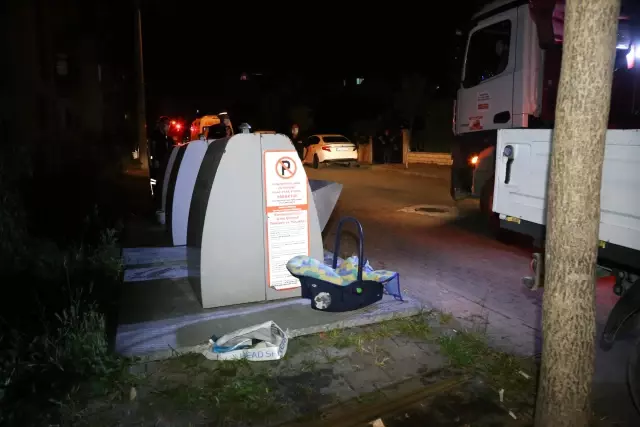 Bebek atıldığı iddiasıyla çöp yığınları arasında arama yapıldı