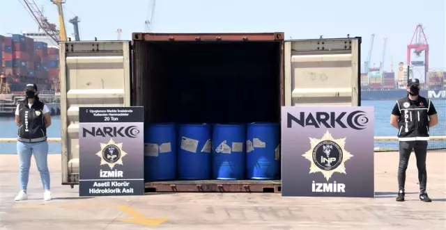 Çin'den gelen konteynerde 26 ton kimyasal madde yakalandı